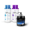Kit Escova Semi Definitiva Zero 2x300ml com Blindagem Capilar Forever Liss