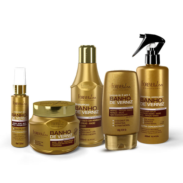 Kit Banho de Verniz Completo Forever Liss