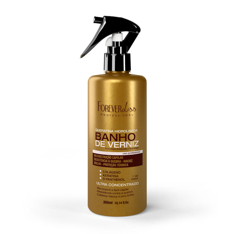 Queratina Hidrolisada Banho de Verniz Forever Liss 300ml