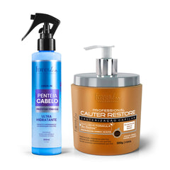 Penteia Cabelo Ultra Hidratante 200ml e Máscara Capilar Cauter Restore 500g