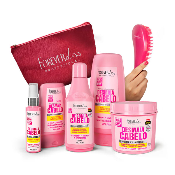 Kit Presente Desmaia Cabelo Completo Forever Liss