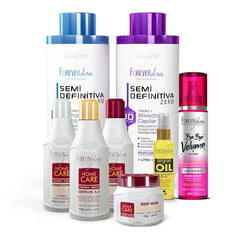 Kit Semi Definitiva dos Sonhos com Semi Definitiva, Kit Home + Óleo de Argan