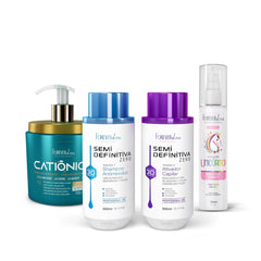 Kit Semi Definitiva 300ml + Anti Frizz Forever Liss